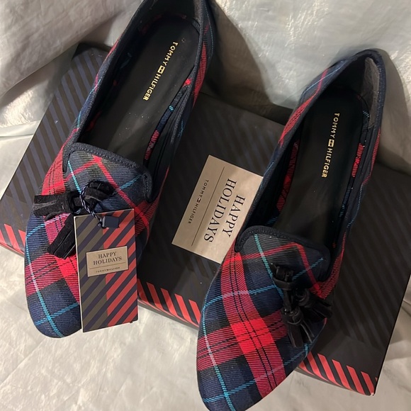 Tommy Hilfiger Plaid Loafers EURO SIZE 40 - Picture 8 of 9